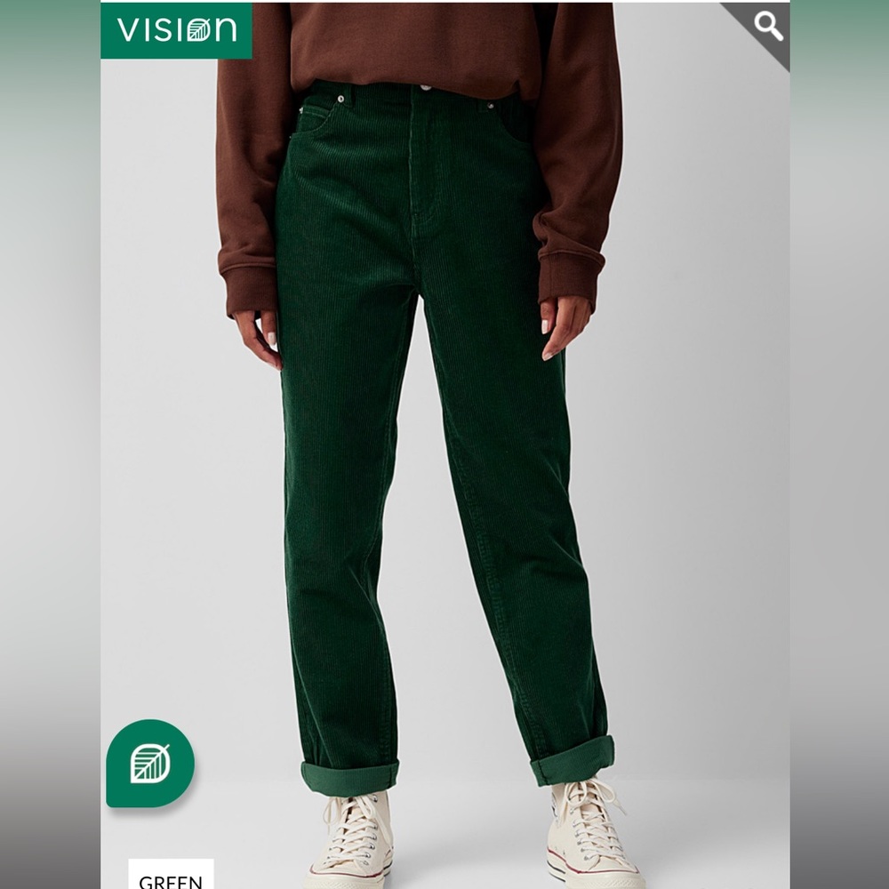 Twik Black Corduroy Pants